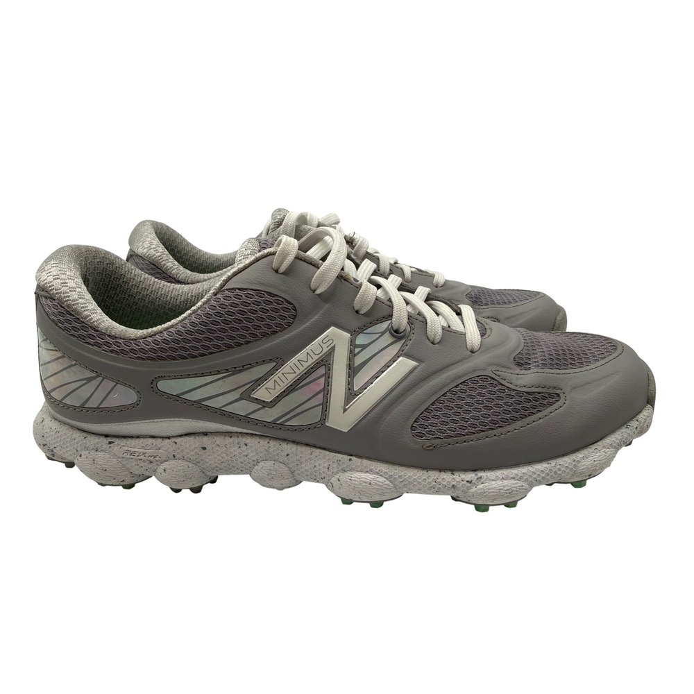 New Balance Minimus Golf Shoes Womens 8.5 Grey Excellent spikeless NBGW10